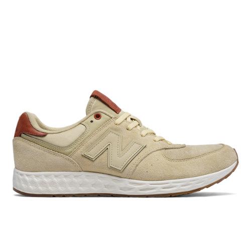 New Balance 574 Fresh Foam Men's Sport Style Sneakers Shoes - Tan/brown (mfl574ts)
