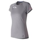 New Balance 81200 Women's Run For Life Printed Nb Ice 2.0 Short Sleeve - (wt81200b)