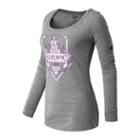New Balance 91626 Women's United Airlines Half Run Nyc Long Sleeve - (wt91626c)