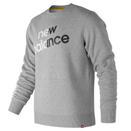 New Balance 83576 Men's Essentials Linear Brushed Crew - (mt83576)