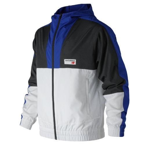 New Balance 91506 Men's Nb Athletics Windbreaker - Blue/black/white (mj91506try)