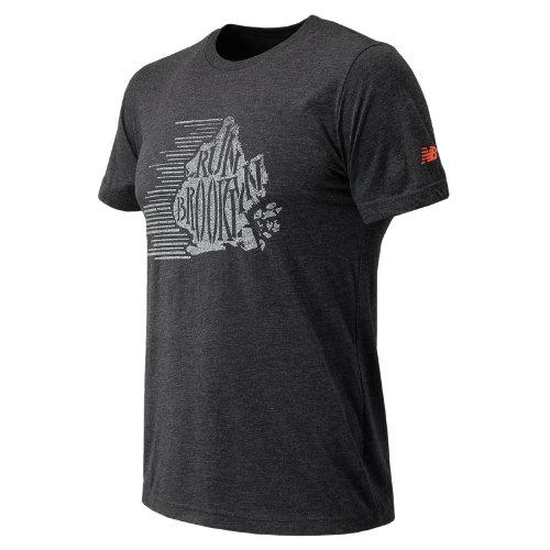 New Balance 63247 Men's Nyrr Brooklyn Ss Tee - Grey (mt63247vch)