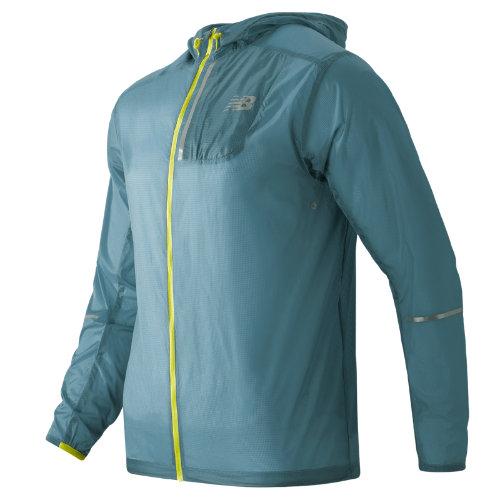 New Balance 61226 Men's Lite Packable Jacket - Blue (mj61226rip)