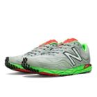 New Balance 1600v2 Spikeless Men's Racing Flats Shoes - Silver, Lime Green, Red (mrc1600s)