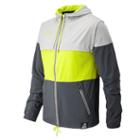 New Balance 53518 Men's Hocr 90s Run Windbreaker - Silver Mink, Hi-lite, Thunder (mj53518esim)