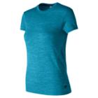 New Balance 71156 Women's M4m Seamless Short Sleeve - Blue (wt71156dzh)