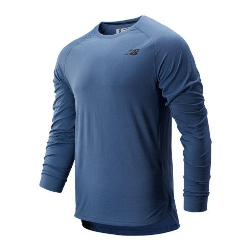 New Balance 93050 Men's R.w.t. Long Sleeve Top - Blue (mt93050cmy)