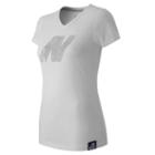 New Balance 61505 Women's N Tee - White (wt61505wt)