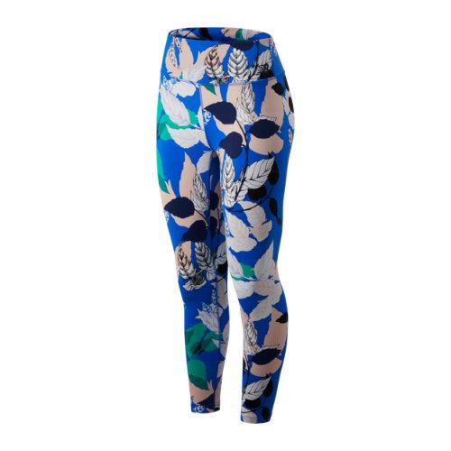 New Balance 83115 Women's Printed High Rise Transform Crop 2.0 - Blue (wp83115vct)