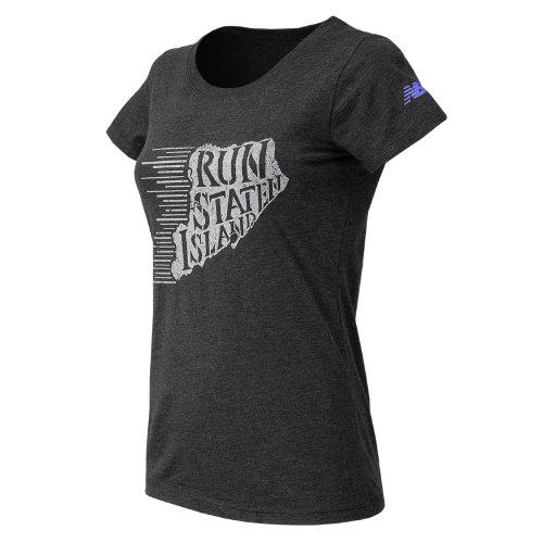 New Balance 63250 Women's Nyrr Staten Island Ss Tee - Grey (wt63250vch)