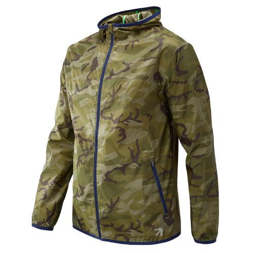 New Balance 73261 Men's J.crew Windcheater Colorblock Jacket - Green (jmj73261olc)