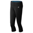 New Balance 5190 Women's Achieve Reversible Capri - Black, Wave (wfp5190bwb)