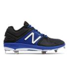 New Balance Low-cut 3000v3 Metal Cleat Men's Low-cut Cleats Shoes - Black/blue (l3000bb3)