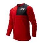 New Balance 93712 Men's Asym Baseball Henley - Red (mt93712rep)