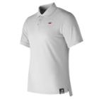 New Balance 71502 Men's Cotton Pique Polo - White (mt71502wt)