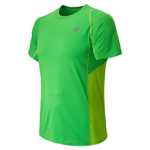 New Balance 4325 Men's Accelerate Short Sleeve - Acidic Green, Chemical Green (mrt4325acg)