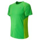 New Balance 4325 Men's Accelerate Short Sleeve - Acidic Green, Chemical Green (mrt4325acg)