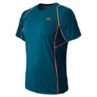 New Balance 4325 Men's Accelerate Short Sleeve - Deep Water, Dragonfly (mrt4325dpw)