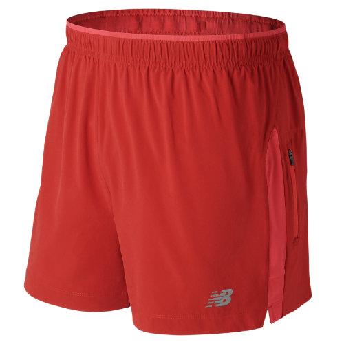 New Balance 63226 Men's Impact 5 Inch Track Short - Red (ms63226rep)