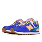 New Balance 574 Weekend Expedition Women's 574 Shoes - Pacific, Green, Cosmic Coral (wl574exa)