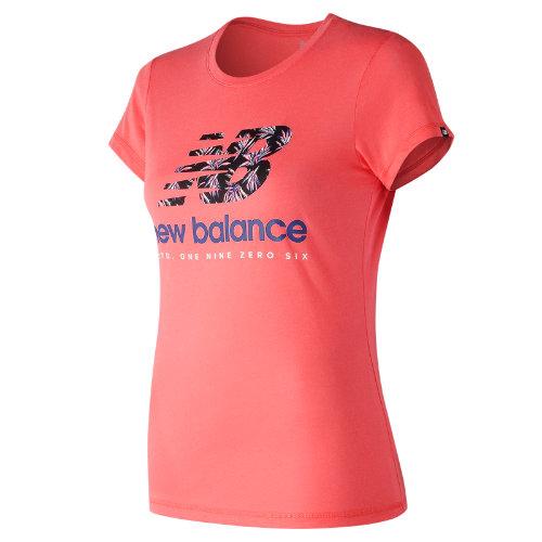 New Balance 81557 Women's Essentials Palm Print Tee - (wt81557)