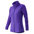 New Balance 61115 Women's Mixed Media En Route Jacket - Purple (wj61115ttn)