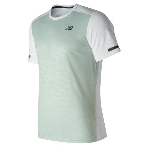 New Balance 71047 Men's Max Intensity Short Sleeve - White/grey (mt71047wt)