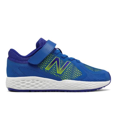 New Balance Hook And Loop 720v4 Kids Grade School Running Shoes - Blue/green (kv720bgy)