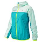 New Balance 53111 Women's Hocr Windcheater Jacket - Sea Glass, Water Vapor (wj53111esgv)
