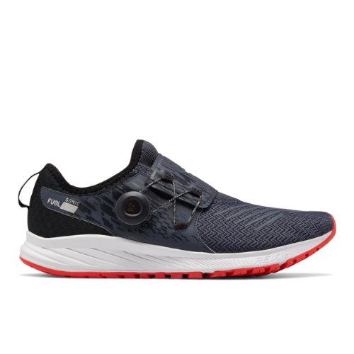 New Balance Fuelcore Sonic Men's Speed Shoes - Grey/red/black (msonigr)