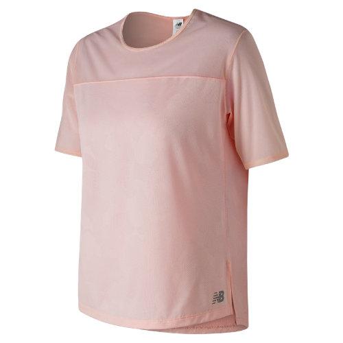 New Balance 91254 Women's Q Speed Breathe Half Sleeve - Pink (wt91254sgt)