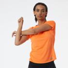 New Balance Women's Printed Impact Run Short Sleeve