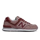 574 New Balance Men's 574 Shoes - Red/grey/white (ml574txg)