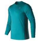 New Balance 53060 Men's Accelerate Long Sleeve - Blue/green (mt53060dnb)