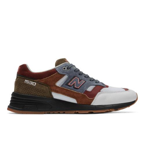 New Balance Made In Uk 1530 Scarlet Stone Men's Made In Uk Shoes - White/grey/red (m1530wbb)