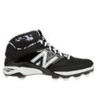 New Balance Mid-cut 4040v2 Tpu Molded Cleat Men's Mid-cut Cleats Shoes - Black, White (p4040mk2)