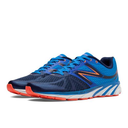New Balance 3190v2 Men's Neutral Cushioning Shoes - Blue, Orange (m3190bl2)