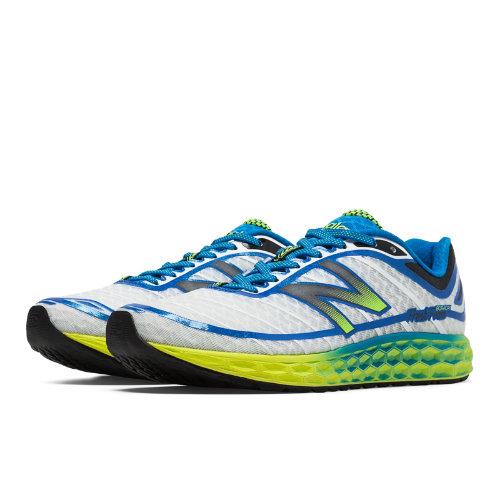 New Balance Fresh Foam Boracay Men's Running Shoes - White, Blue, Yellow (m980wb2)