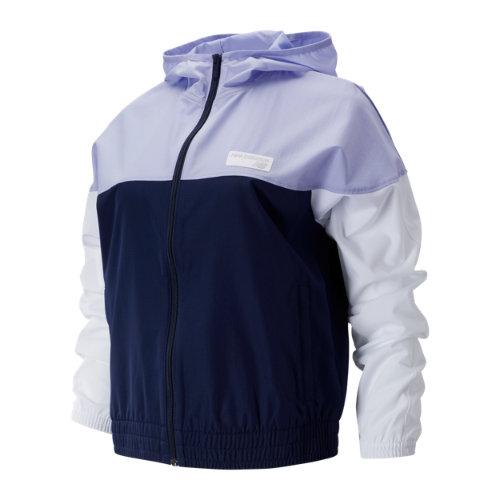 New Balance 91550 Women's Nb Athletics Windbreaker - Navy/white (wj91550piw)