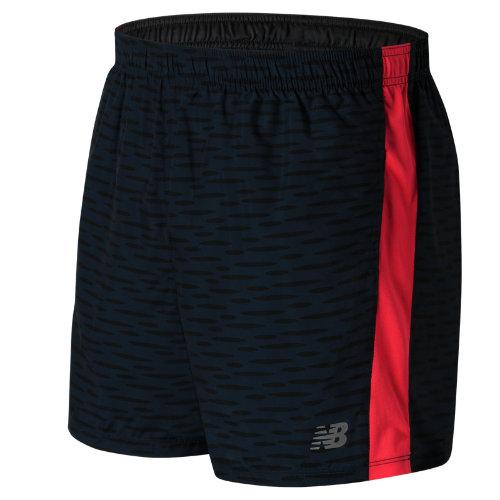New Balance 61073 Men's Accelerate 5 Inch Short - Navy/red (ms61073gxy)