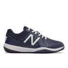 New Balance 4040v5 Youth Turf Cleat Kids Shoes - Navy/white (ty4040n5)