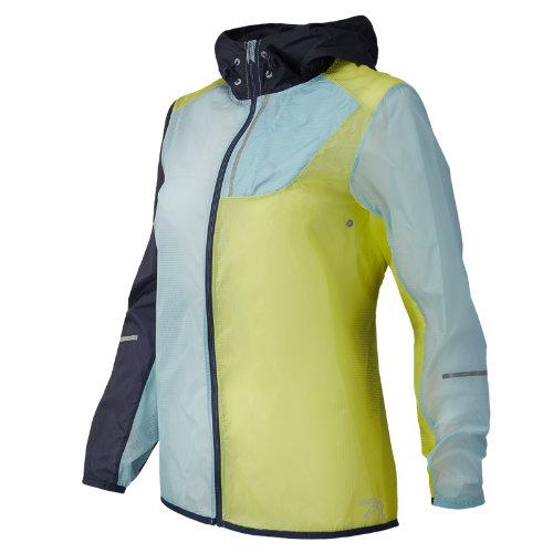 New Balance 71249 Women's J.crew Lite Packable Novelty Jacket - Navy/blue/yellow (wj71249byu)