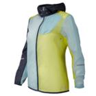 New Balance 71249 Women's J.crew Lite Packable Novelty Jacket - Navy/blue/yellow (wj71249byu)
