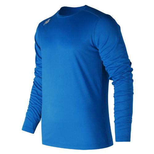 New Balance 501 Men's Ls Tech Baseball Tee - Blue (tmmt501try)
