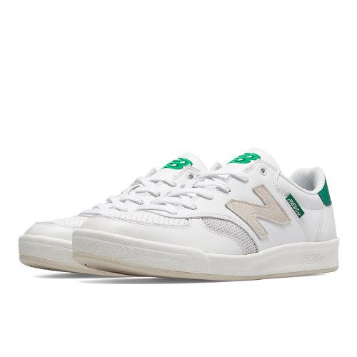 New Balance 300 Graffiti Men's Court Classics Shoes - White, Green (crt300dk)