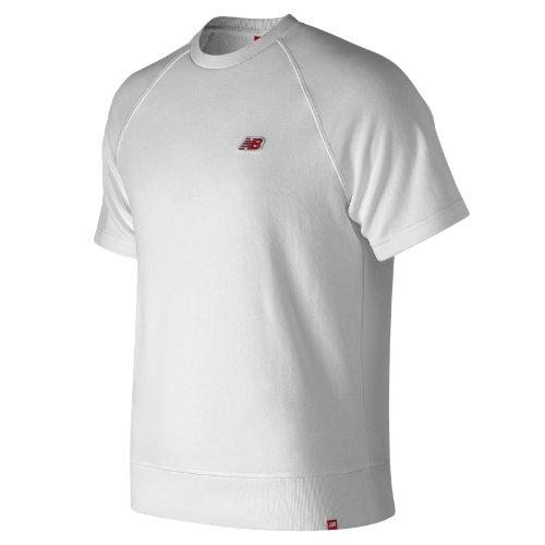 New Balance 91536 Men's Essentials Legacy Short Sleeve Crew - White (mt91536wt)