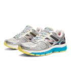 New Balance 860v4 Women's Stability And Motion Control Shoes - White, Blue Atoll, Silver (w860wb4)