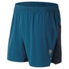 New Balance 61219 Men's Precision Run Hybrid 6 Inch Short - Blue/navy (ms61219csy)