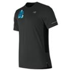 New Balance 81200 Men's United Airlines Nyc Half Nb Ice 2.0 Short Sleeve - (mt81200c)