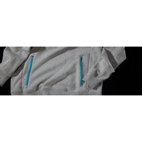 New Balance 4371 Men's Boylston Half Zip - Dark Denim, Heather Grey, Blue (emet4371ddm)